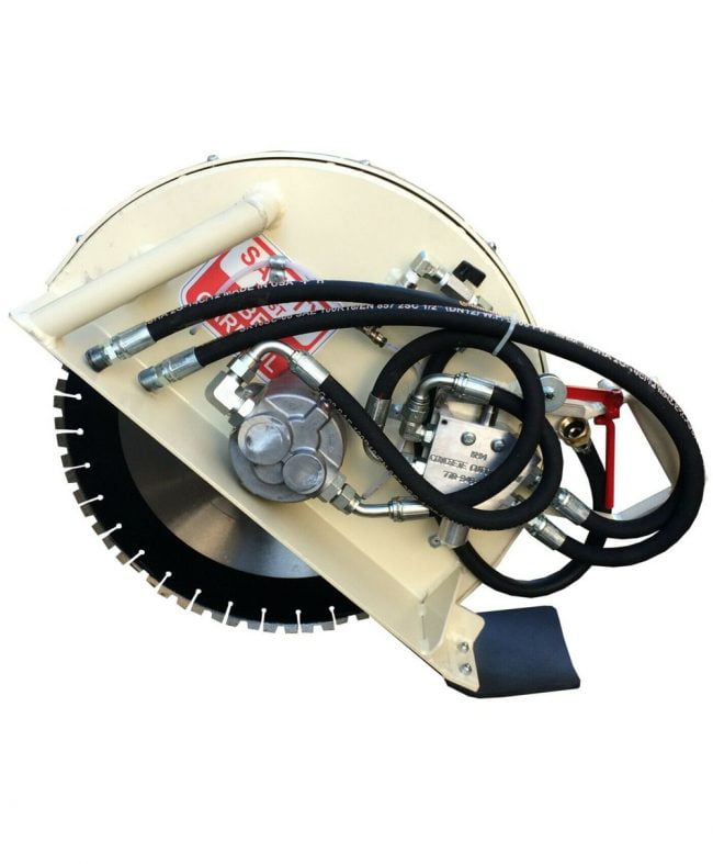 24″ Flush Combo Hydraulic Concrete Cutting Saw KHM Machine Shop