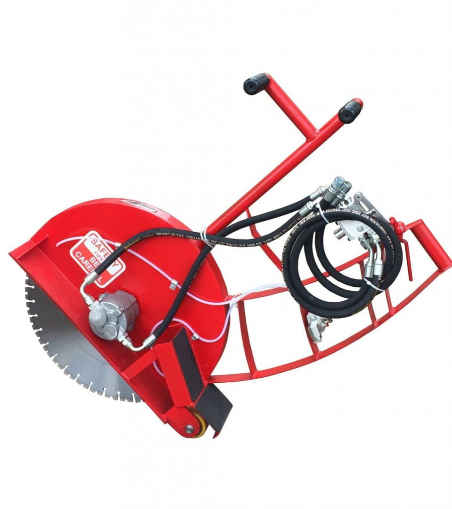 30″Concrete Cutting Hydraulic Walk Behind Push Floor Saw KHM Machine